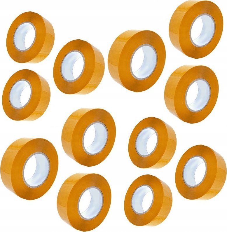 Rosfix 12x ULTRA MOCNA TAŚMA PAKOWA ZÓŁTA SAMOPRZYLEPNA