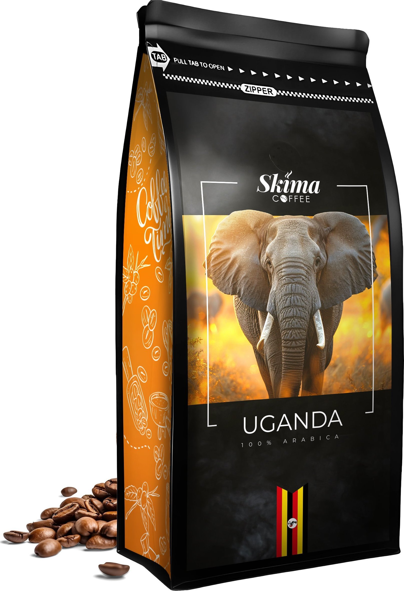 Kawa ziarnista SkimaCoffee Uganda 1 kg