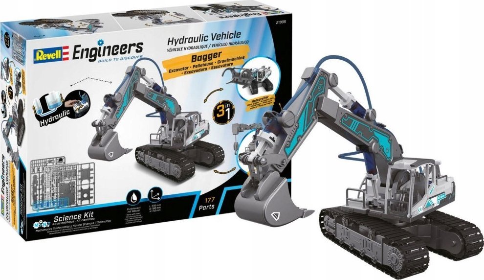 *****REVELL Hydraulic Excavator 3w1 21305