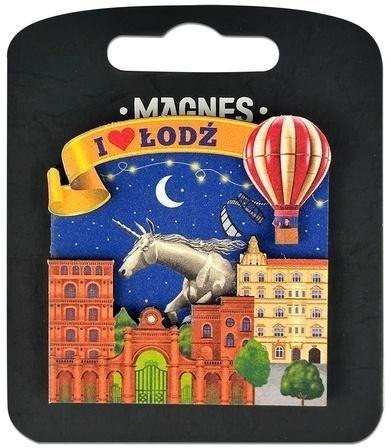 Magnes I love Poland Łodż ILP-MAG-C-LOD-34