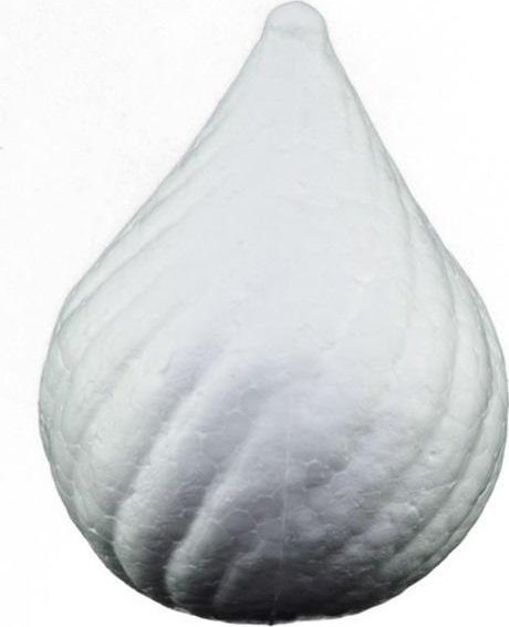 Styropianowa kula ozdobna 10x8cm 4szt