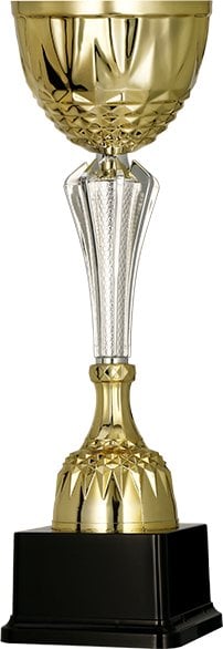 Victoria Sport Puchar metalowy złoto - srebrny