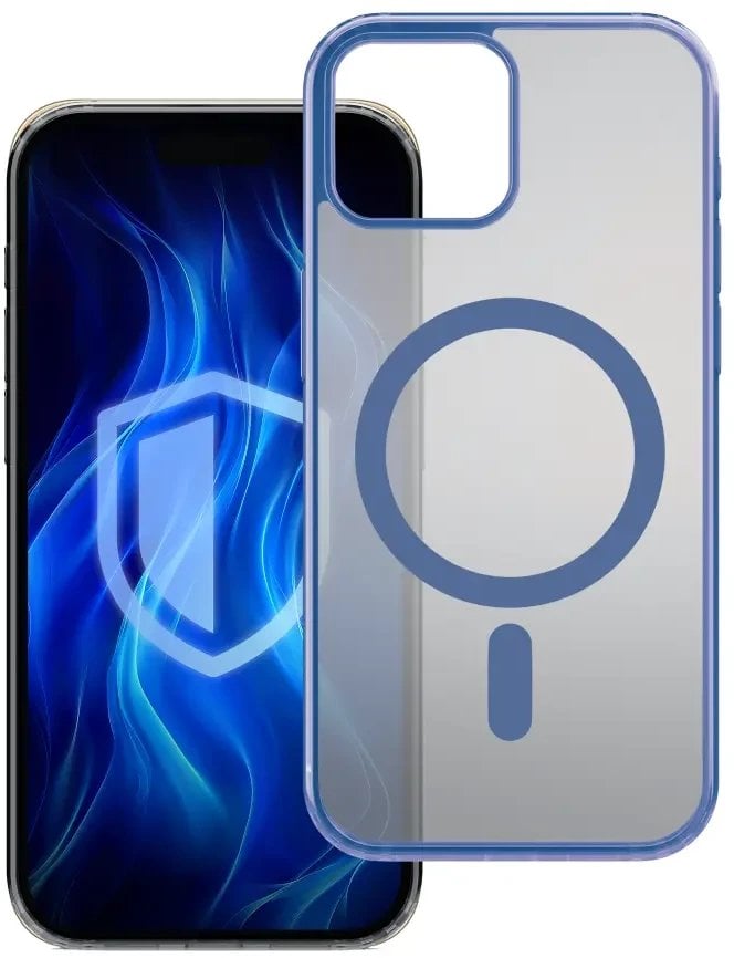 3mk Frosty MagCase Blue pro Apple iPhone 17