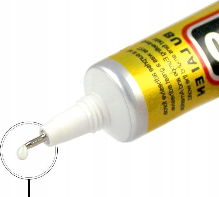 Uniwersalny Przezroczysty Klej T-8000 110ml Techrebal do Wyświetlaczy