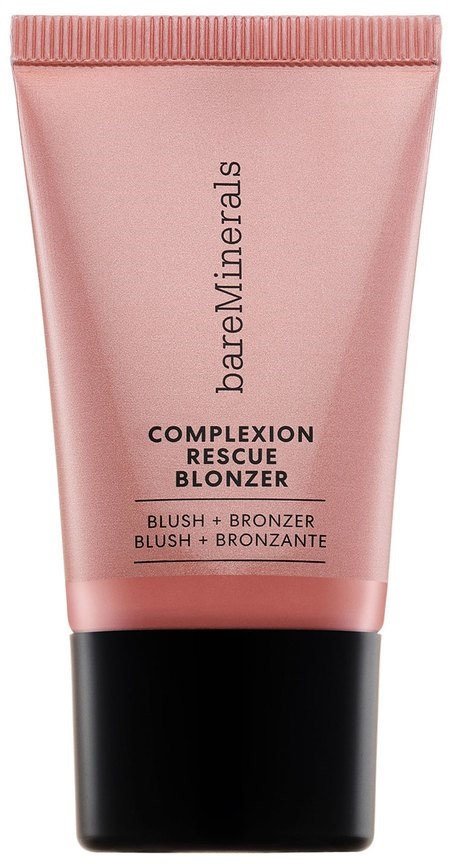 bareMinerals Complexion Rescue Blonzer bronzer i róż do policzków w kremie Kiss of Pink 15ml