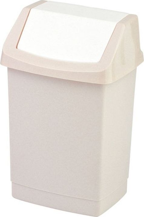 Kosz na śmieci Curver Click-It uchylny 15L beżowy (CUR000282)