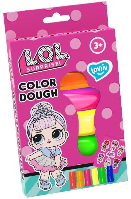 Masa plastyczna L.O.L. Surprise! 6 kolorow