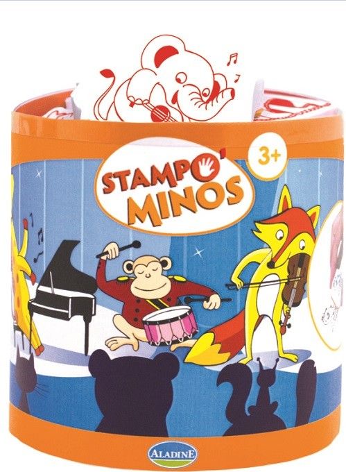 Aladine Stempelki Zwierzęta Muzykujące