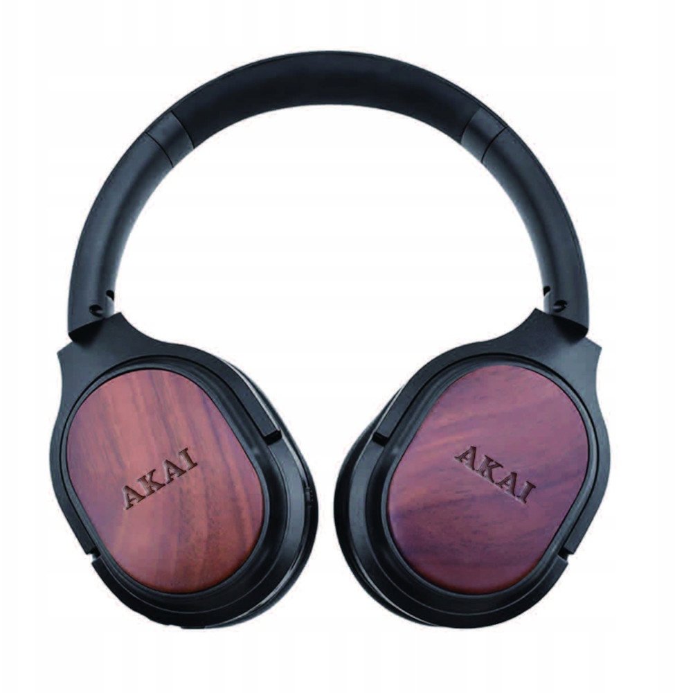 SŁUCHAWKI BLUETOOTH AKAI BTH-W150ANC BAMBOO ANC NAUSZNE