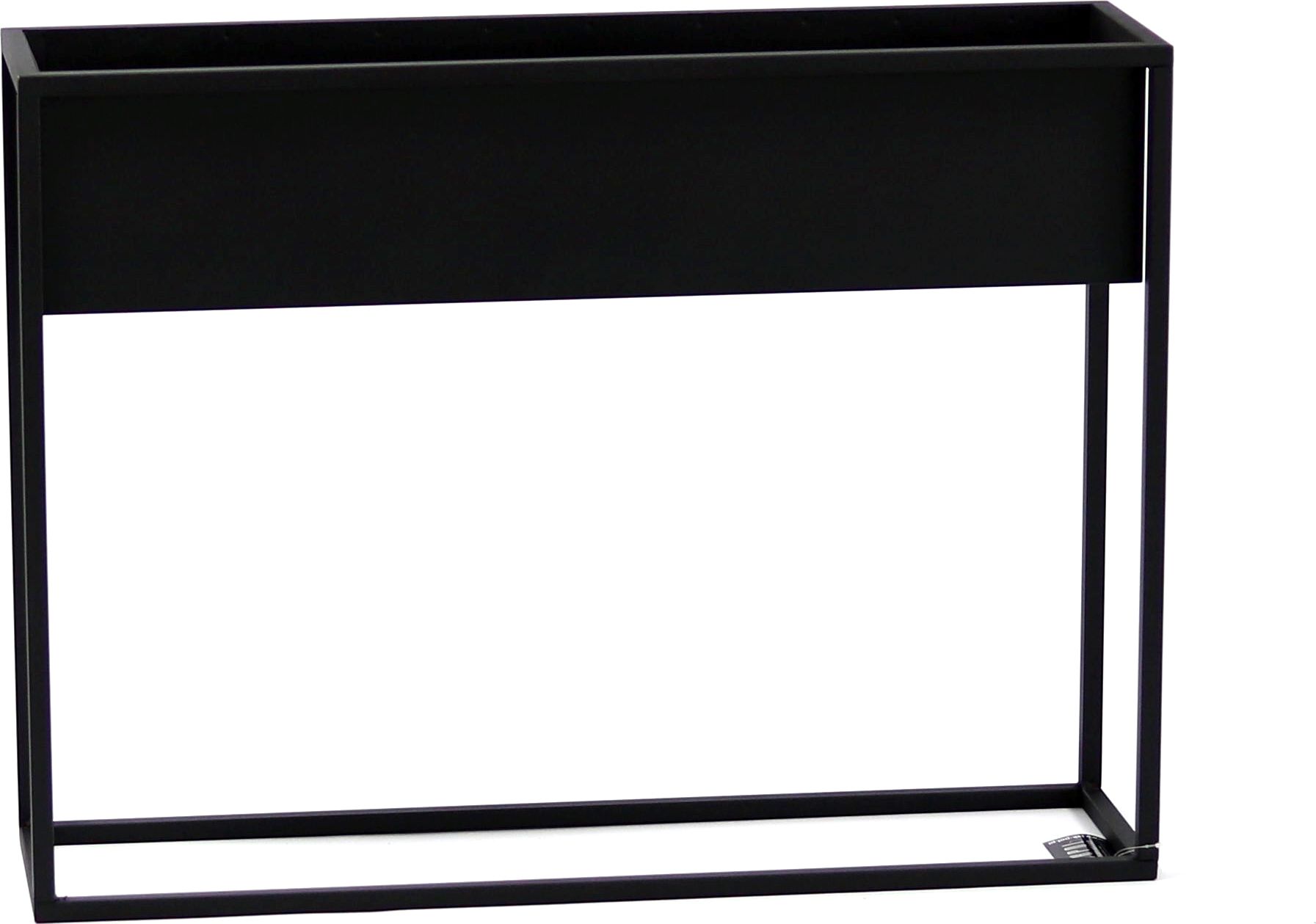 Jakpoldesign Kwietnik Metalowy Stojak CUBO 60x80cm czarny skrzynka loft 05-07