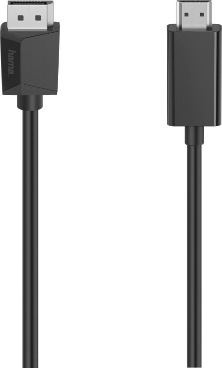 Kabel Hama DisplayPort - HDMI 1.5m czarny (002007120000)