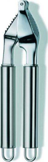 Kela praska do czosnku Rondo 20 x 3,5 cm stal nierdzewna srebrna