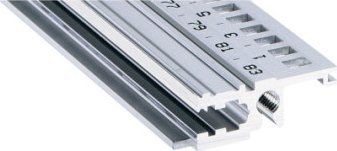 SCHROFF Szyna pozioma SCHROFF, przednia, typ L-KD, lekka, krótka warga, 63 HP