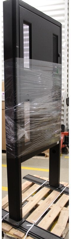 EDBAK Floor stand | POK101 | 55 " | Maximum weight (capacity) 80 kg | SCRATCHED LEGS, STAND LEG PROTECTION DAMAGED | Black