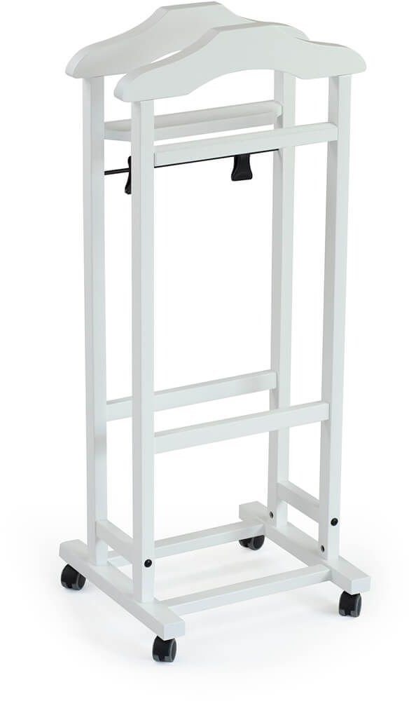 Wieszak do sypialni ARREDAMENTI MIXER Biały stojak 105x46 cm