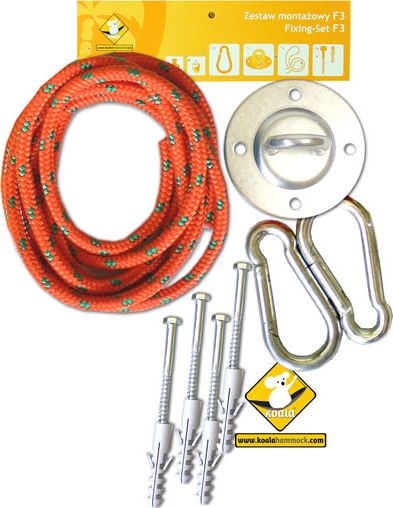Koala Zestaw montażowy do foteli hamakowych, pomarańczowy (koala/fix/ch1)