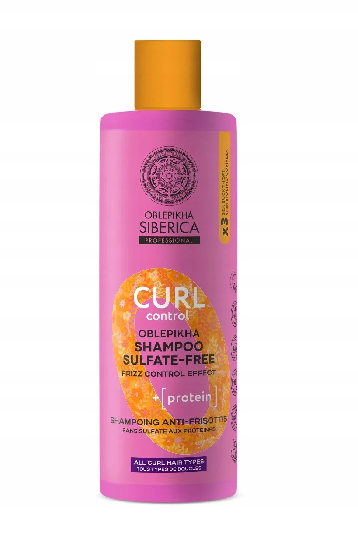 SIBERICA PROFESSIONAL_Oblepikha Curl Control szampon do włosów kręconych 400ml