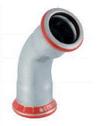 Geberit Kolano 45° C-STAHL 28mm (20605)