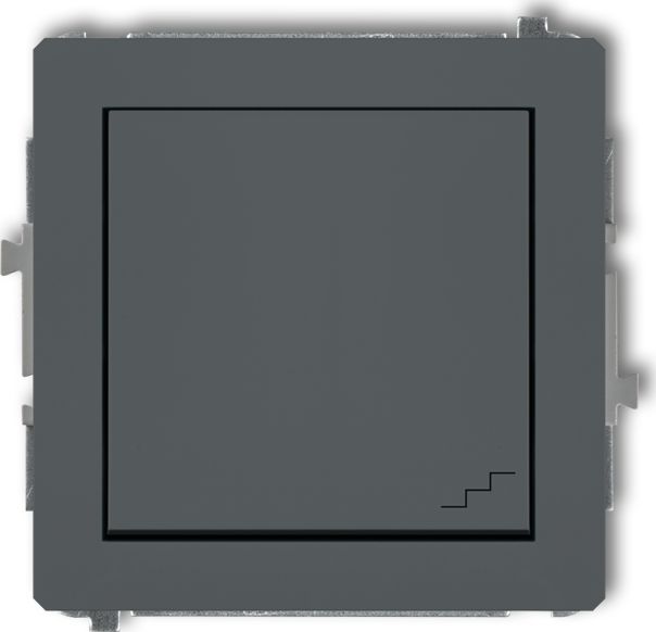 Karlik Łącznik deco schodowy grafitowy mat (28DWP-3)