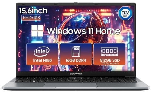 Blackview AceBook-6 N150 15.6FHD 16GB SSD512 BT Win11 Gray