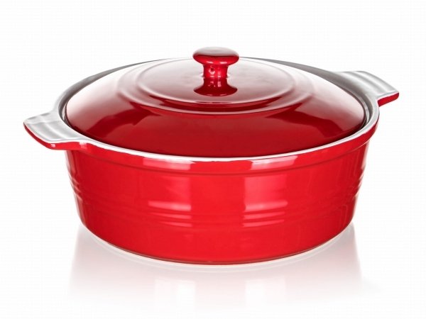 Banquet Naczynie ceramiczne z pokrywą do zapiekania 26 cm 3L CULINARIA