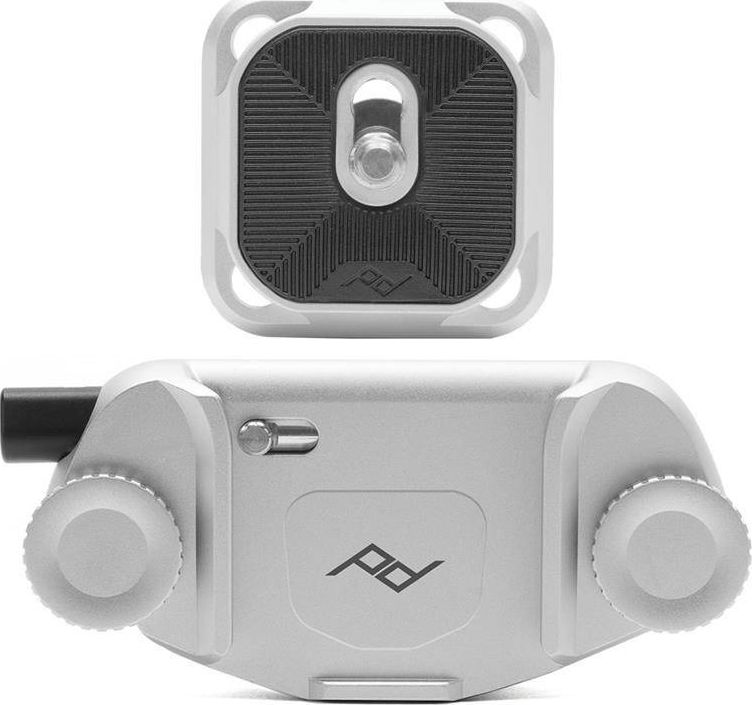 Peak Design Uchwyt Capture V3 z płytką standard - srebrny