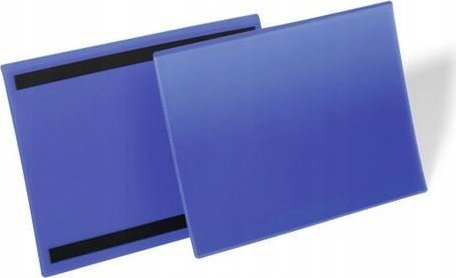 Durable Kieszeń magazynowa pozioma magnetyczna A4 DURABLE 174507 niebieska 50szt