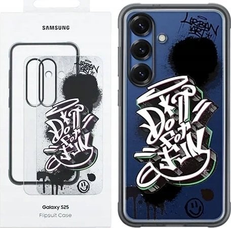 Samsung Flipsuit Rugged Case for Galaxy S25 Black