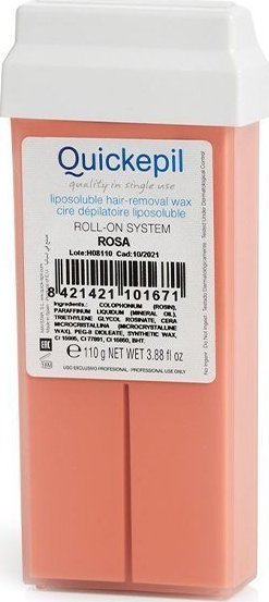 Quickepil QUICKEPIL WOSK DO DEPILACJI ROLKA ROSA RÓŻA 110 G