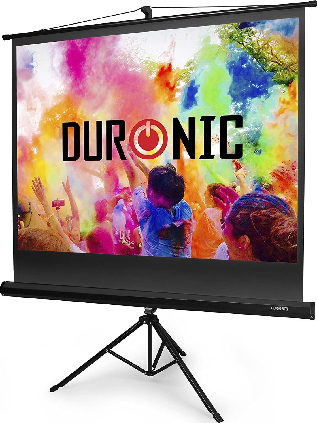 Ekran do projektora Duronic Duronic TPS60 4:3 Ekran do projektora na statywie | sala konferencyjna | kino domowe | mata projekcyjna