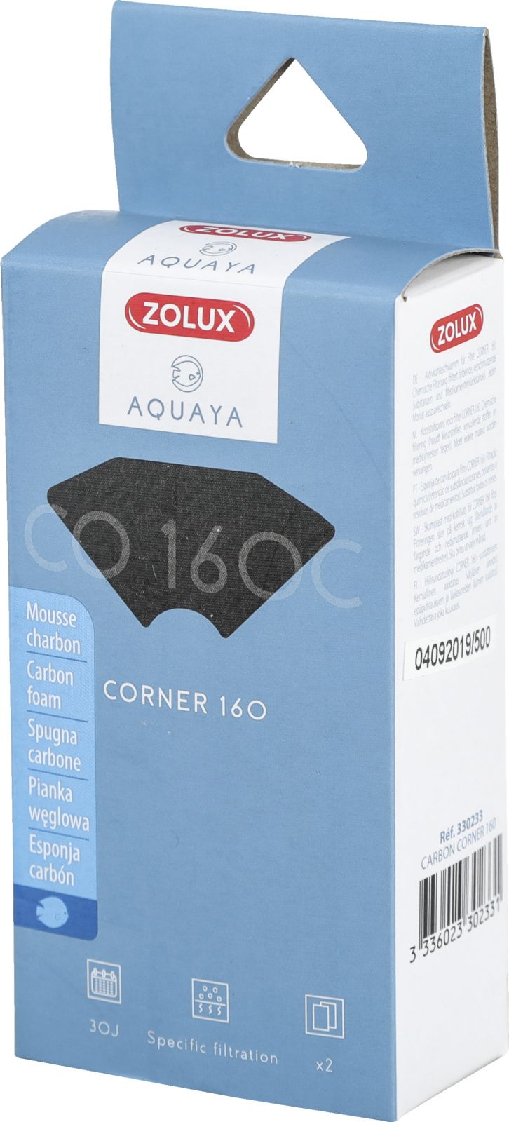 Zolux AQUAYA Wkład Carbon Corner 160
