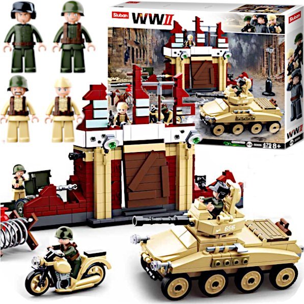 tomdorix Klocki Transporter Czołg PUMA+ Bunkier