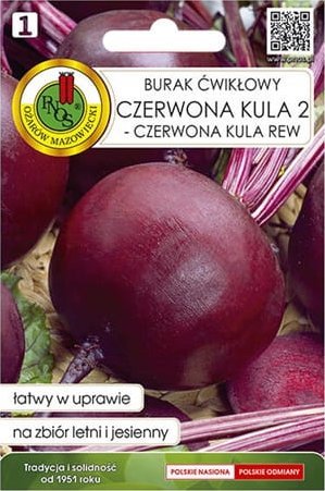 Burak ćwikłowy - Czerwona Kula Rew 5g Plenny i soczysty
