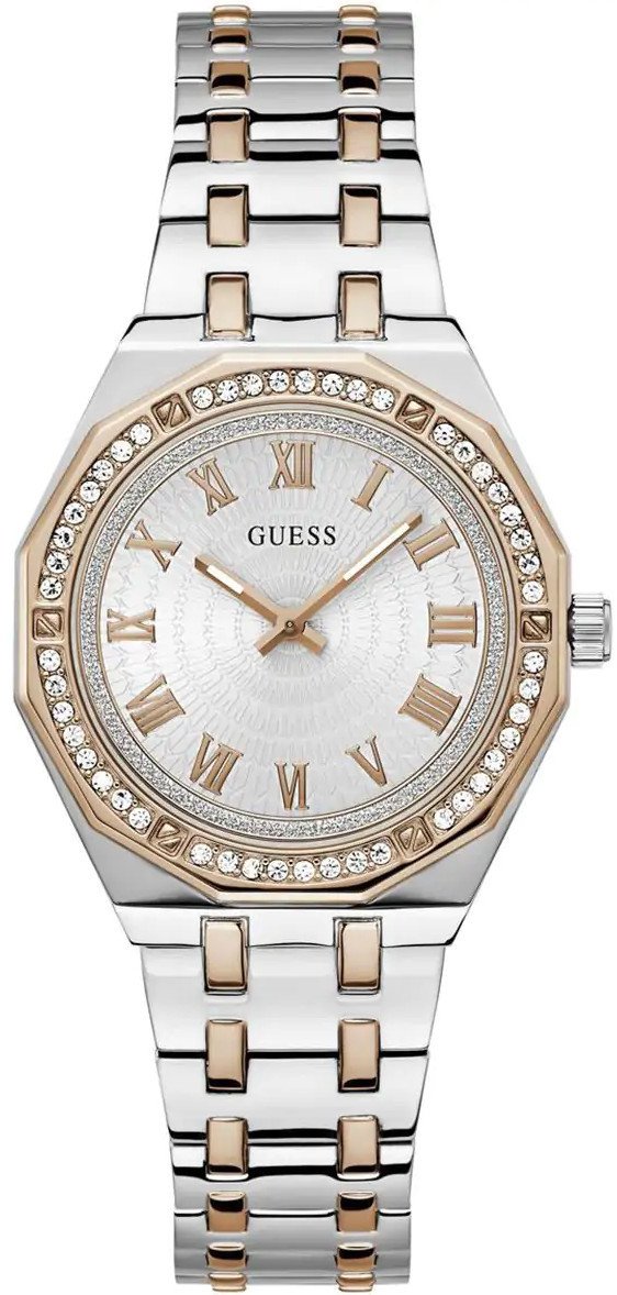 Zegarek damski Guess GW0770L5 CYRKONIE srebrny
