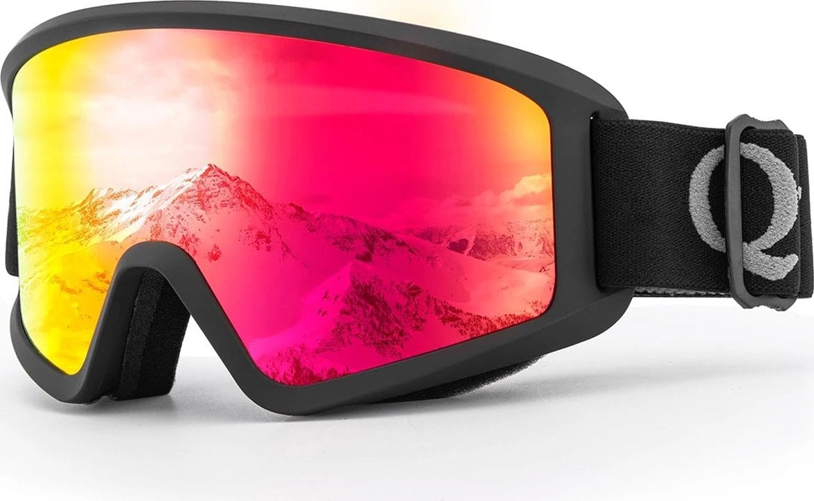 Meteor Gogle narciarskie Qunature White dla dorosłych - czarne