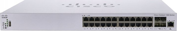 Switch Cisco Cisco Catalyst 1300-24XTS - Switch - L3 - Smart - 12 x 10 Gigabit Ethernet + 12 x 10 Gigabit SFP+ - an Rack montierbar