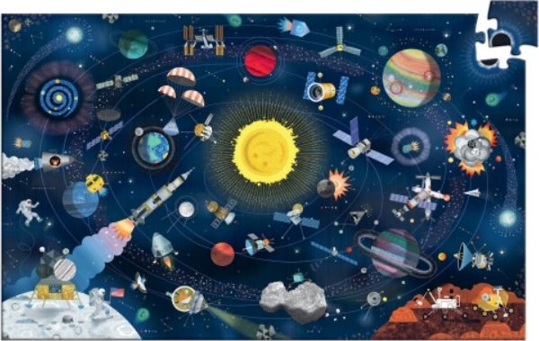 Djeco Kosmos - Puzzle obserwacyjne 200 elementów