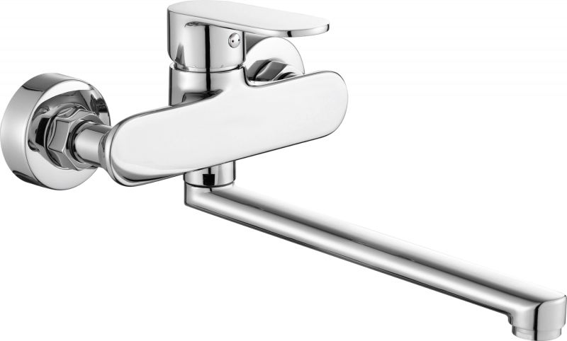 Bateria wannowa Mexen Milo ścienne chrom