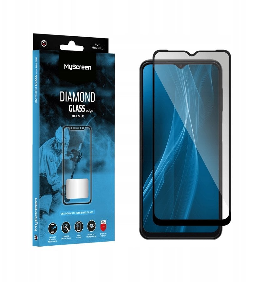 MyScreen DIAMOND GLASS edge Full Glue Black TCL 30E