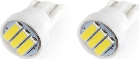AMiO Żarówki LED STANDARD T10 W5W 3xSMD 7020 12V