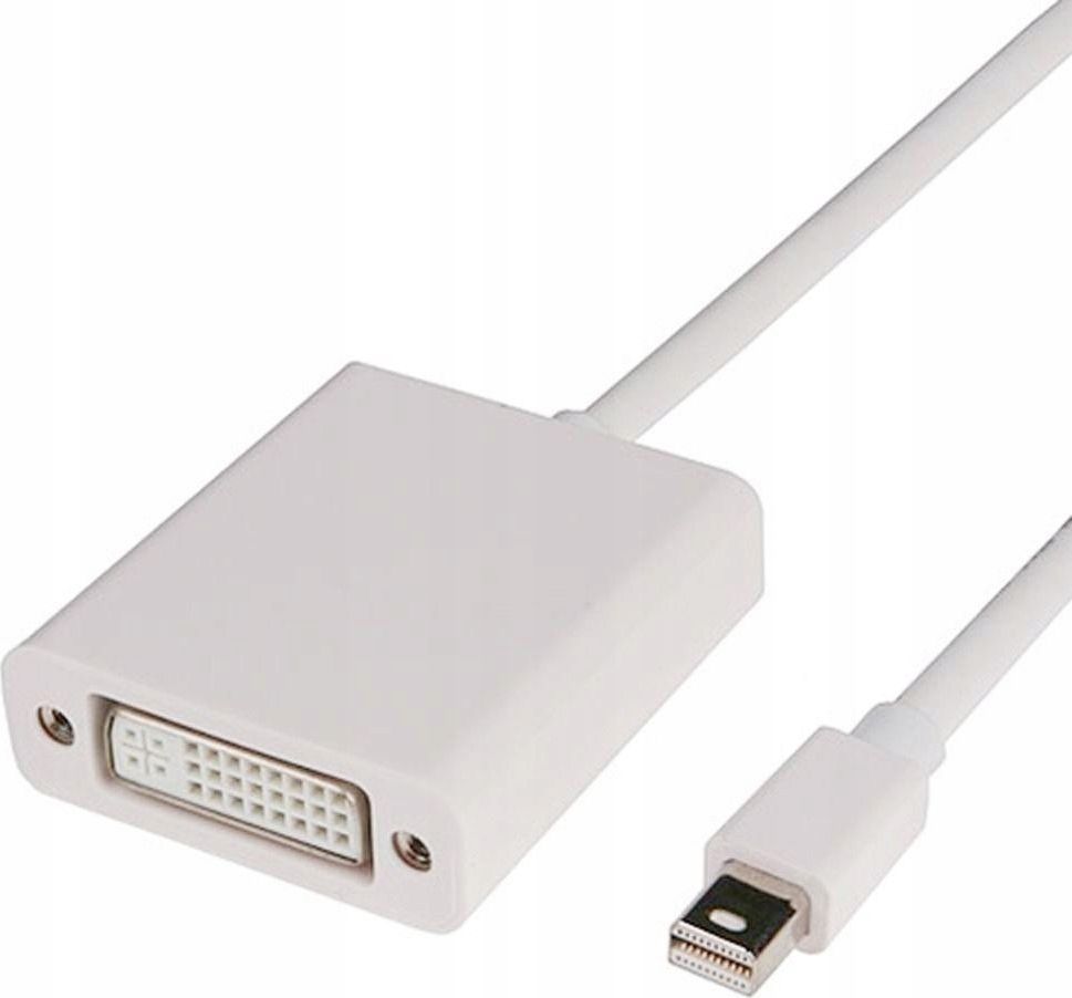 Adapter AV Pawonik DisplayPort Mini - DVI-I biały