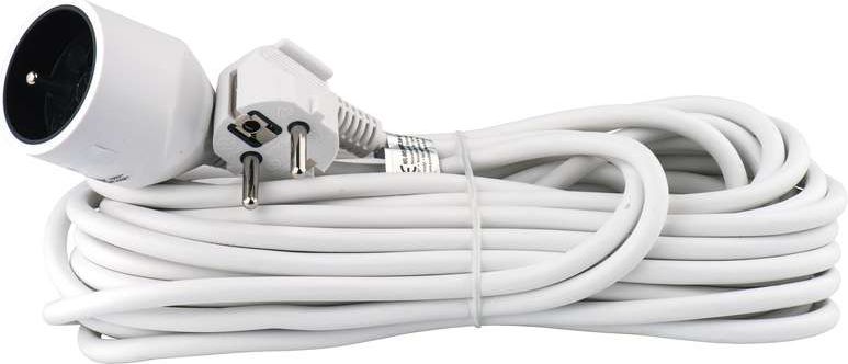 Emos Przedłużacz z uziemieniem 1 gniazdo biały 10m (P0110)