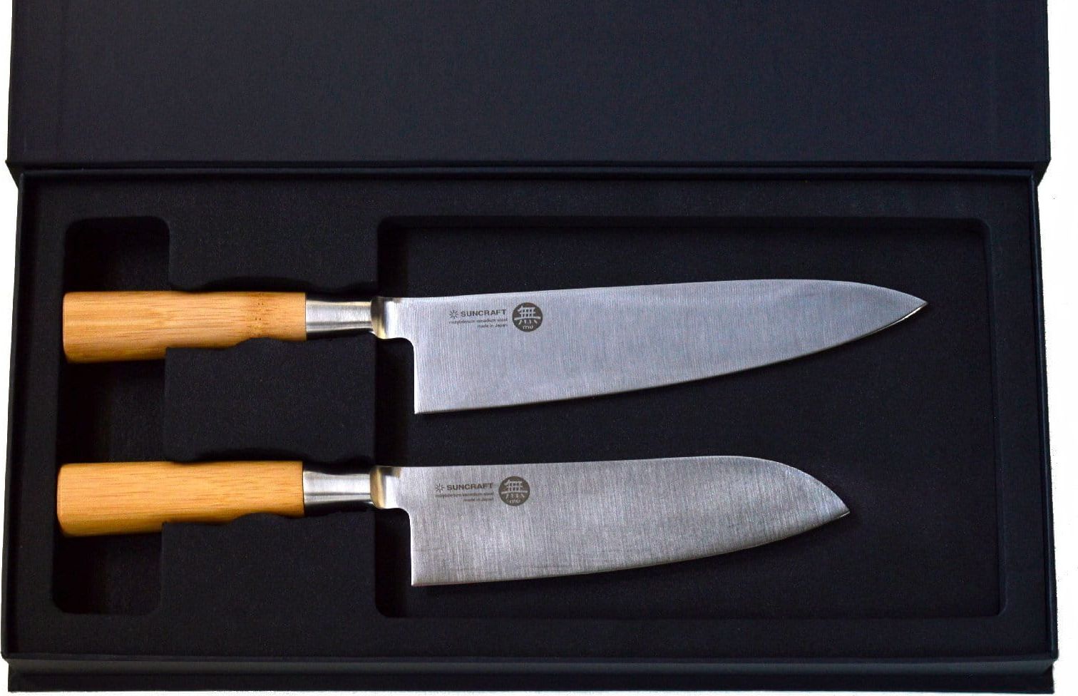 Suncraft Zestaw noży Suncraft MU Bamboo w pudełku ozdobnym: [MU_0403]
