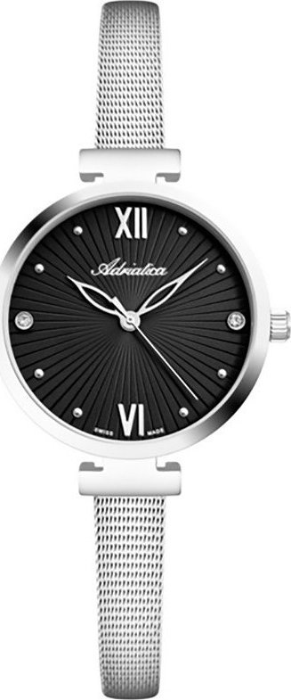 Zegarek Adriatica Zegarek damski Adriatica A3781.5184Q CYRKONIE srebrny