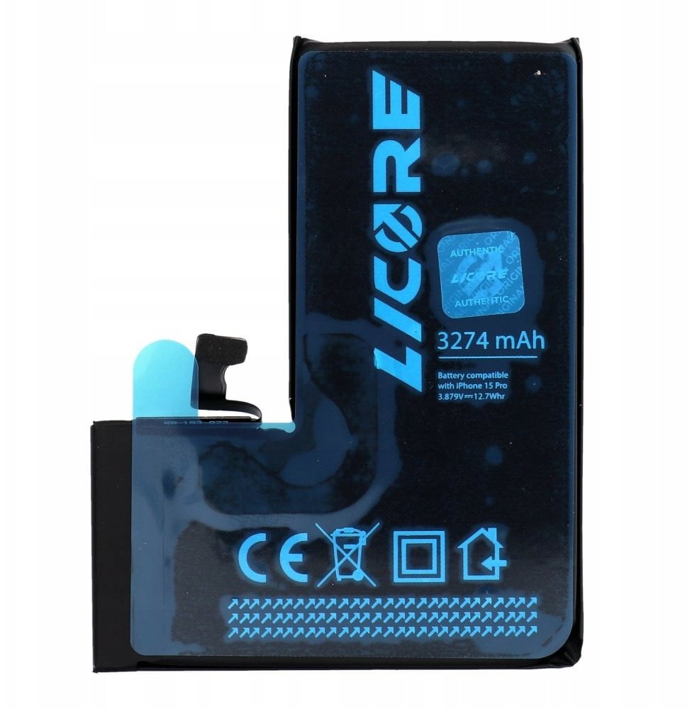 LICORE bateria do IPHONE 15 Pro 3274 mAh