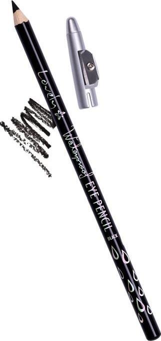 Lovely LOVELY_Waterproof Eye Pencil wodoodporna kredka do oczu z temperówką Black