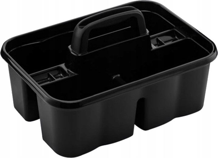 Organizer 3 częściowy z uchwytem 257x355x198 CZARNY