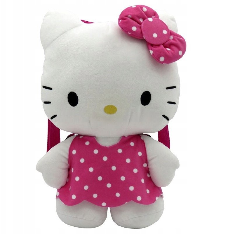 Cyp Brands Hello Kitty pink plush backpack 35cm