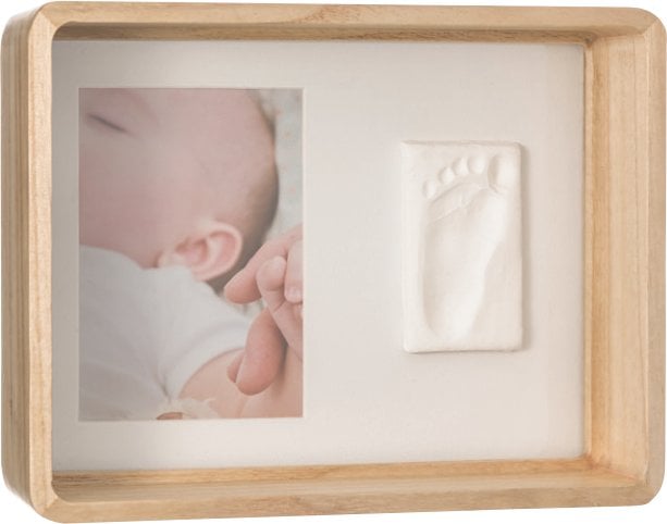 Izpārdošanas cena! Baby Art deep frame wooden komplekts mazuļa pēdiņu vai rociņu nospieduma izveidošanai 3601099200