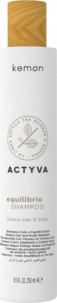 Kemon Kemon Actyva Shampoo Shampoo Mask Oily Scalp 250ml